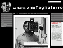 Tablet Screenshot of aldotagliaferro.it